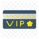 Cartao Vip Vip Passe Ícone