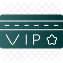 Cartao Vip Vip Passe Ícone