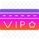 Cartao Vip Vip Passe Ícone
