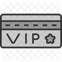 Cartao Vip Vip Passe Ícone
