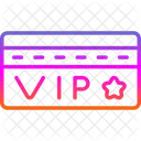 Cartao Vip Vip Passe Ícone