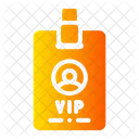 Cartao Vip Associacao Identidade Ícone