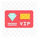 Cartão vip  Ícone