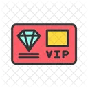 Cartão vip  Ícone