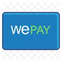 Cartao Wepay Cartao De Credito Cartao De Debito Ícone