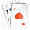 Cartas Paus Jogo Ícone