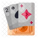 Cartas de casino  Icono