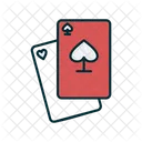 Cartas De Baralho Cartas De Poquer Jogo De Cartas Icon