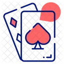 Jogar Cartas Jogador Ícone