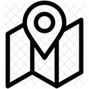 Carte Emplacement Epingle Icône