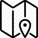 Carte Localisation Navigation Icône