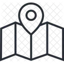 Carte Emplacement Epingle De Localisation Icône