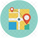 Carte Navigation Localisation Icon