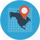 Carte Navigation Localisation Icon