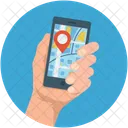 Carte Navigation Localisation Icon