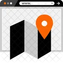 Carte Navigation Localisation Icon