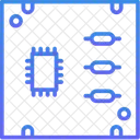 Carte Mere Ordinateur Circuit Icône