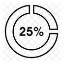 Diagramme circulaire  Icône