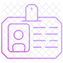 Carte d'identité  Icône