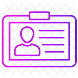 Carte d'identité  Icône