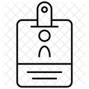 Carte d'identité  Icône
