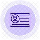 Contact Carte Profil Icône