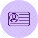 Contact Carte Profil Icône