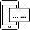 Carte De Credit Paiement En Ligne Paiement Par Carte Icône
