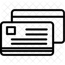 Carte de crédit  Icône