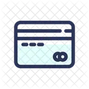 Carte Credit Argent Icône