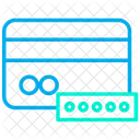 Carte de crédit sécurisée  Icône