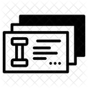 Carte de membre de salle de sport  Icône