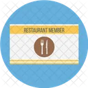 Restaurant Membre Carte Icon