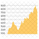 Tableau De Montagne Tableau Financier Graphique Financier Icône