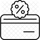 Carte de réduction  Icône