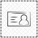 Carte de visite  Icône