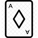 Carte de diamant  Icône