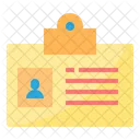 Carte d'identité  Icône