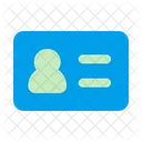 Carte d'identité  Icône