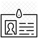 Carte d'identité  Icône