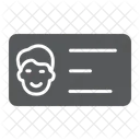 Entreprise Carte Contact Icône