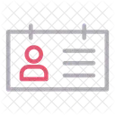 Carte d'identité  Icône