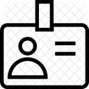 Carte d'identité  Icône