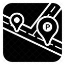 Navigation Sur La Carte Emplacement Epingle De La Carte Icon