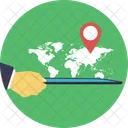 GPS Application Mobile Icon