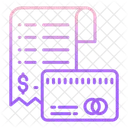 Facture de carte  Icône