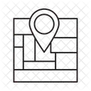 Emplacement sur la carte  Icône