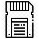 Stockage Carte Memoire Icône