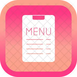 La carte du menu  Icon