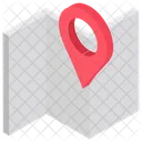 GPS Navigation Cartographique Localisateur De Carte Icon